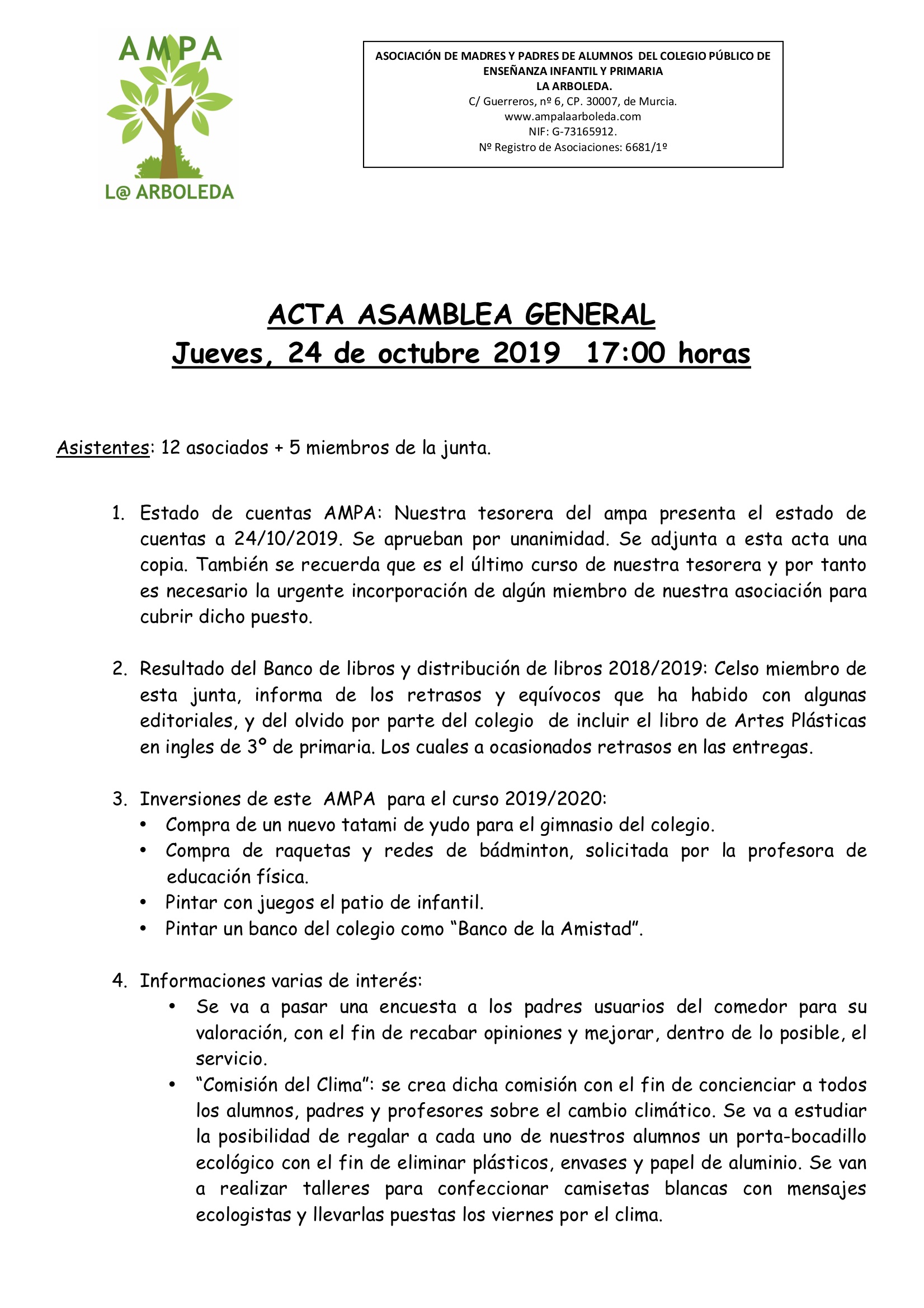 Acta ASAMBLEA 24 octubre 2019 - 1