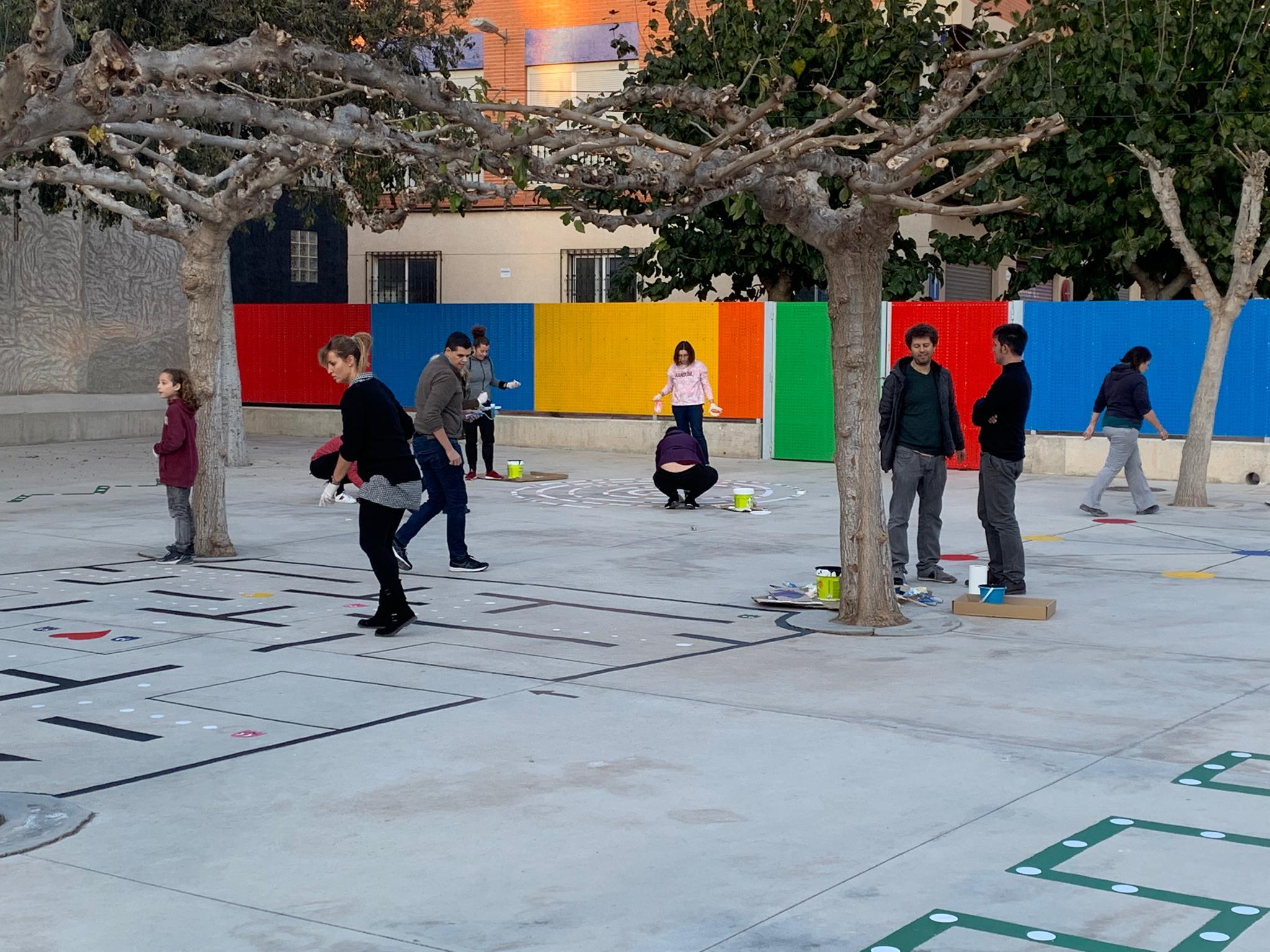 pintura patio infantil 3 - La Arboleda